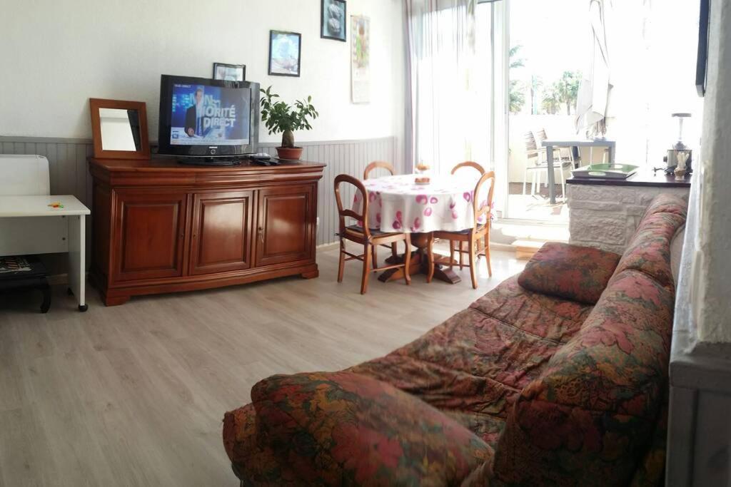 Apartmán Beau T2 Climatise Avec Terrasse 100M Plage Saint-Cyprien  Exteriér fotografie